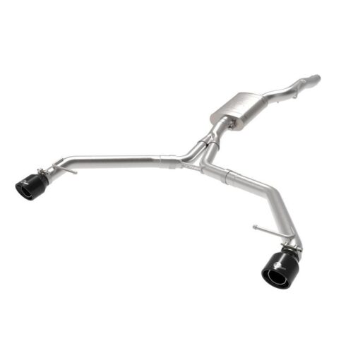 aFe MACH Force-Xp 3 to 2-1/2 IN Stainless Steel Axle-Back Exhaust w/Black Tip Au