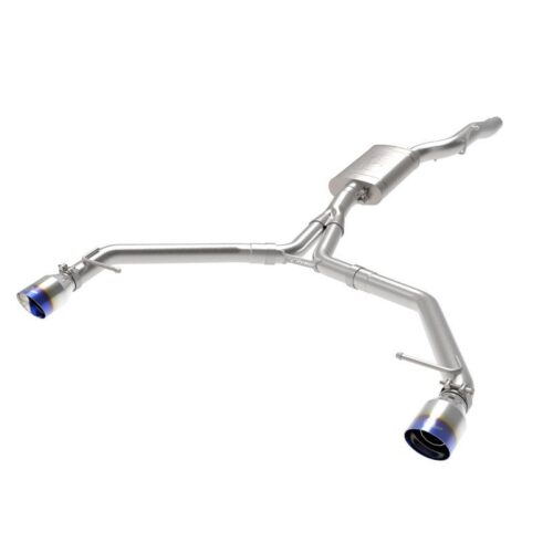 aFe MACH Force-Xp 3 to 2-1/2 IN Stainless Steel Axle-Back Exhaust w/ Blue Flame