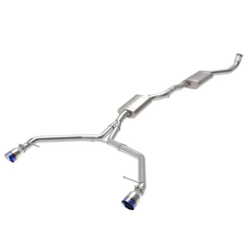 aFe MACH Force-Xp 3 to 2-1/2 IN Stainless Steel Cat-Back Exhaust w/ Blue Flame T