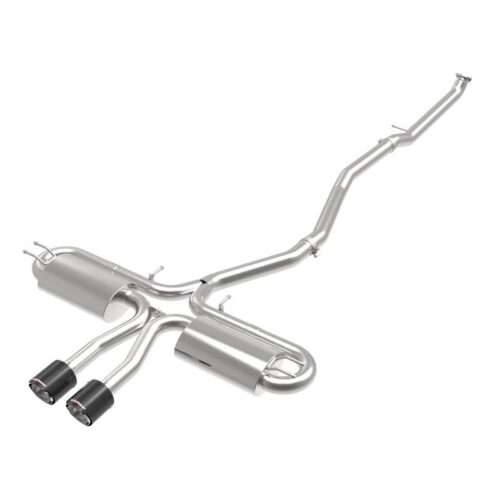 aFe Takeda 3 IN 304 Stainless Steel Cat-Back Exhaust System w/ Carbon Fiber Tips – 49-36621-1C