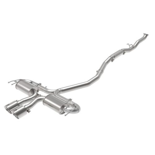 aFe Takeda 3 IN 304 Stainless Steel Cat-Back Exhaust System w/ Polished Tips Hon