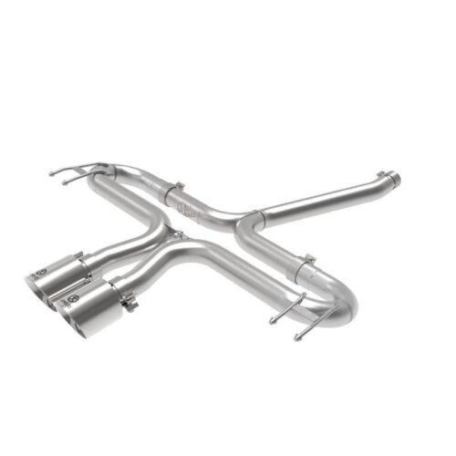 aFe Takeda 2-1/2 IN 304 Stainless Steel Axle-Back Exhaust System w/ Polished Tip – 49-36625-P