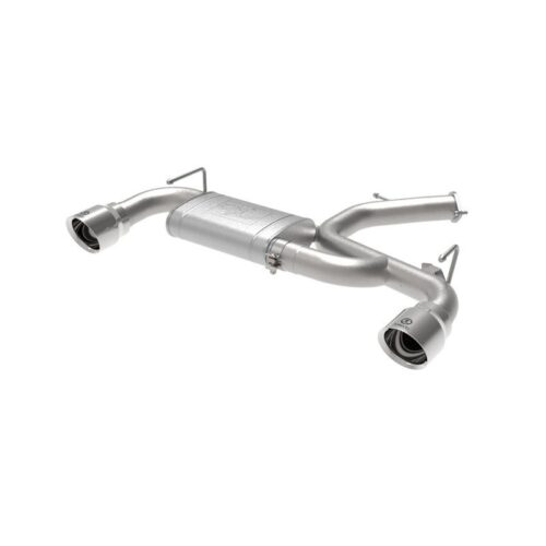 aFe Takeda 3 IN 304 Stainless Steel Axle-Back Exhaust System w/ Polished Tips Hy