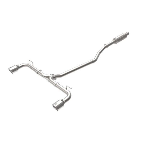 aFe Takeda 2-1/2 IN 304 Stainless Steel Cat-Back Exhaust System w/ Polished Tips – 49-37015-P