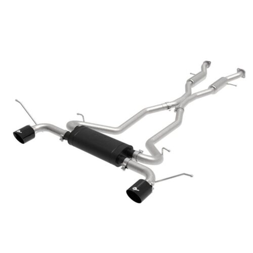 aFe Vulcan Series 3 IN 304 Stainless Steel Cat-Back Exhaust System Black Jeep Gr