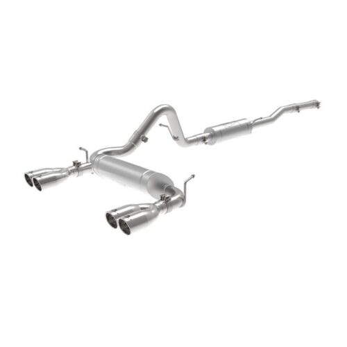 aFe Vulcan Series 2-1/2 IN 304 Stainless Steel Cat-Back Exhaust System Polished – 49-38087-P