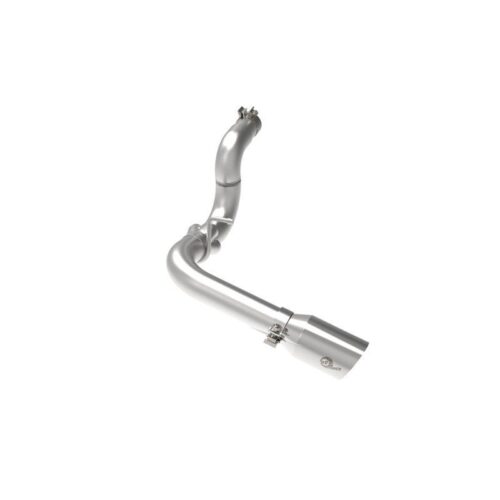 aFe Large Bore-HD 3 IN 304 Stainless Steel DPF-Back Exhaust System w/Polished Ti