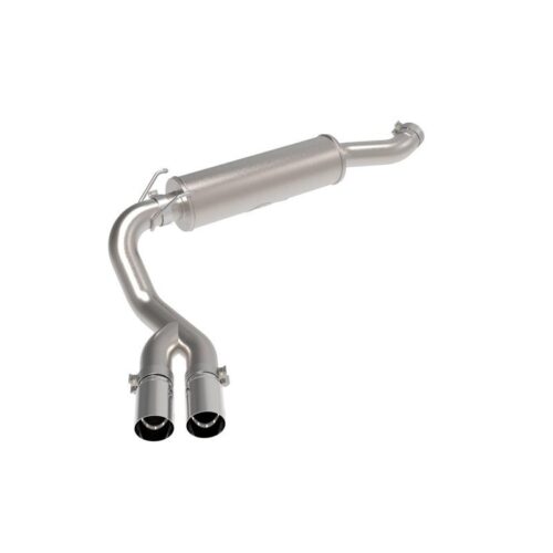 aFe Rebel Series 3-1/2 IN Stainless Steel Cat-Back Exhaust System w/Polish Tip R