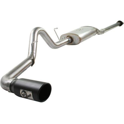 aFe MACH Force-Xp 3in Stainless Steel Cat-Back Exhaust System w/Black Tip Ford F – 49-43015-B