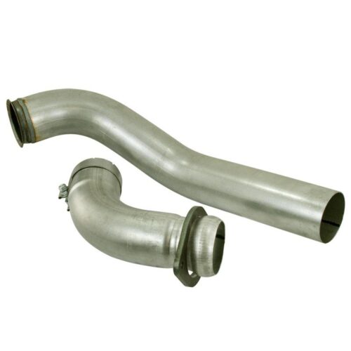 aFe Large Bore-HD 4 IN 409 Stainless Steel Downpipe Ford Diesel Trucks 08-10 V8-