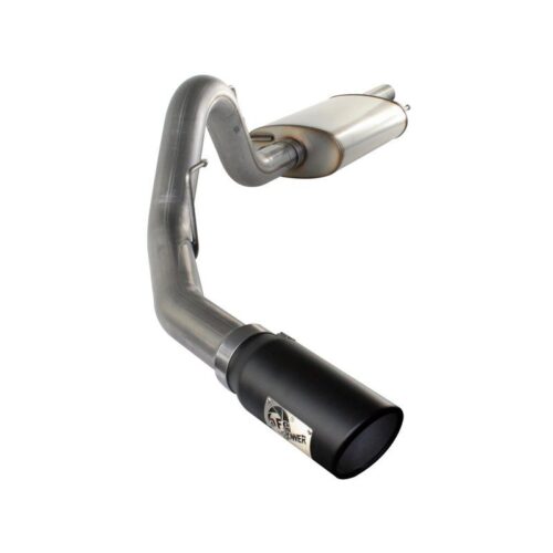 aFe MACH Force-Xp 3-1/2in Stainless Steel Cat-Back Exhaust System w/Black Tip Fo