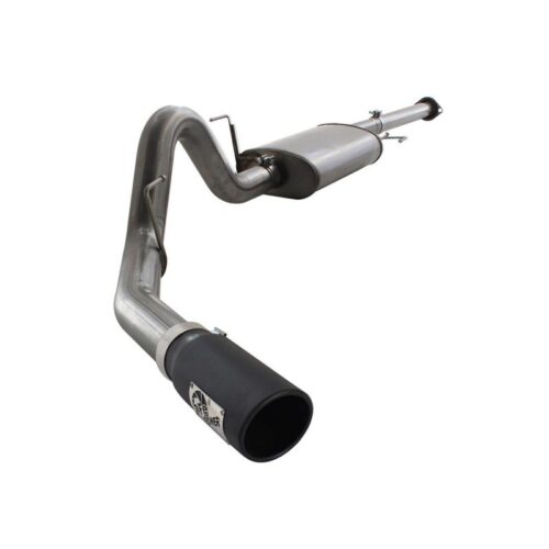 aFe MACH Force-Xp 3in to 3-1/2in Stainless Steel Cat-Back Exhaust System w/Black – 49-43038-B