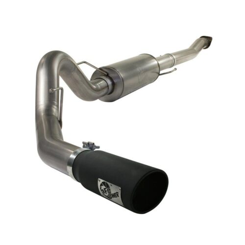 aFe MACH Force-Xp 4in Stainless Steel Cat-Back Exhaust System w/Black Tip Ford F