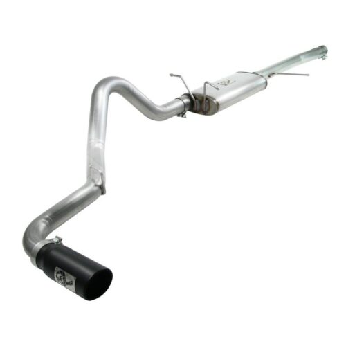 aFe MACH Force-Xp 3in Stainless Steel Cat-Back Exhaust System w/Black Tip Ford F – 49-43043-B