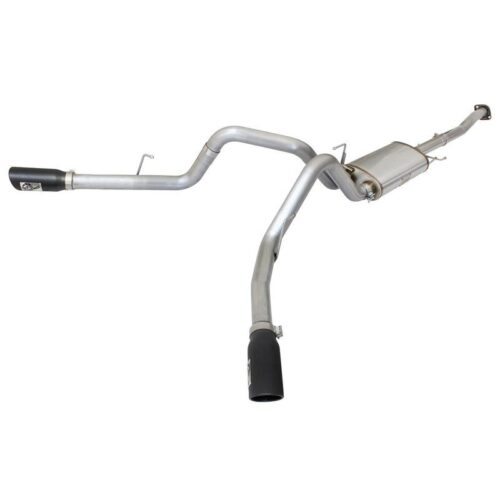 aFe MACH Force-Xp 3in Stainless Steel Cat-Back Exhaust System w/Black Tip – 49-43070-B