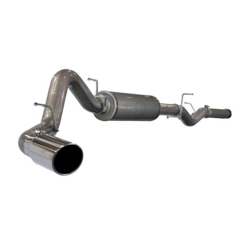 aFe Large Bore-HD 4in 409 Stainless Steel Cat-Back Exhaust System GM Diesel Truc – 49-44002