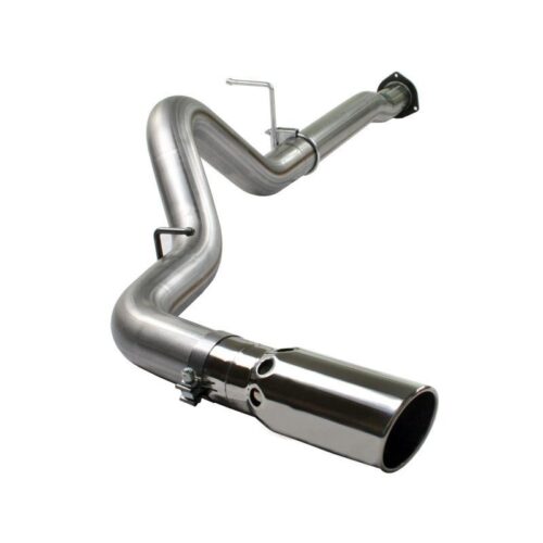 aFe Large Bore-HD 4in 409 Stainless Steel DPF-Back Exhaust System GM Diesel Truc