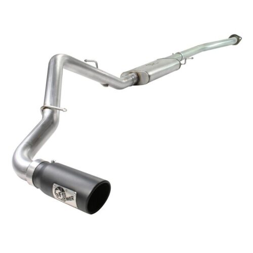 aFe MACH Force-Xp 3in Stainless Steel Cat-Back Exhaust System w/Black Tip GM Tru – 49-44013-B