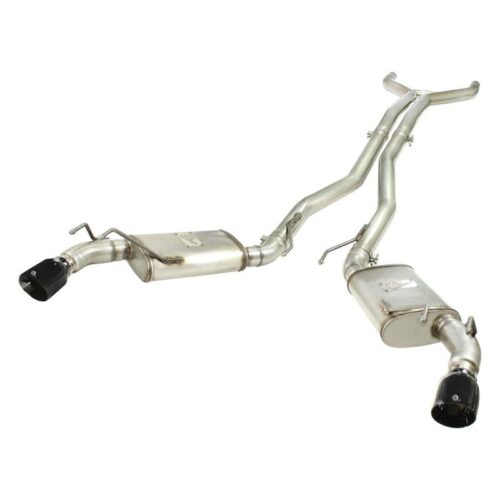 aFe MACH Force-Xp 3in Stainless Steel Cat-Back Exhaust System w/Black Tip Chevro