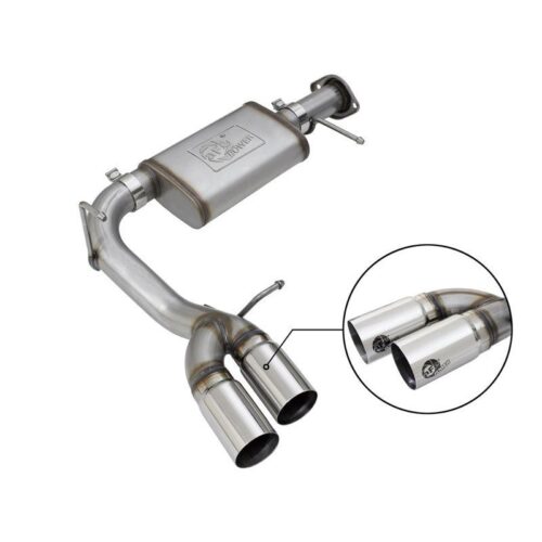 aFe Rebel Series 3in 409 Stainless Steel Cat-Back Exhaust System w/Polished Tip