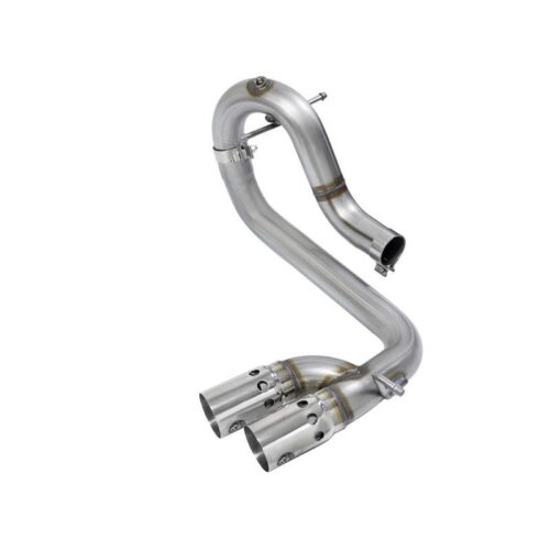 aFe Rebel Series 3in 409 Stainless Steel DPF-Back Exhaust System w/Polished Tip