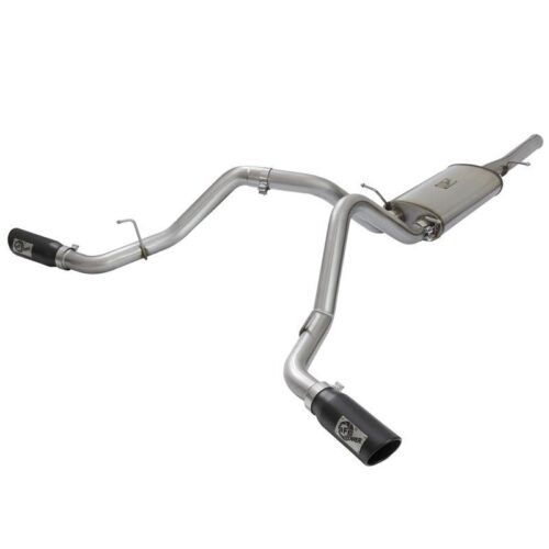 aFe MACH Force-Xp 3in Stainless Steel Cat-Back Exhaust System w/Black Tip – 49-44071-B