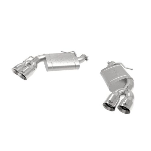 aFe MACH Force-Xp 2-1/2 IN 409 Stainless Steel Axle-Back Exhaust System Polished – 49-44119-P