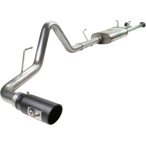 aFe MACH Force-Xp 3in Stainless Steel Cat-Back Exhaust System w/Black Tip Toyota – 49-46006-B