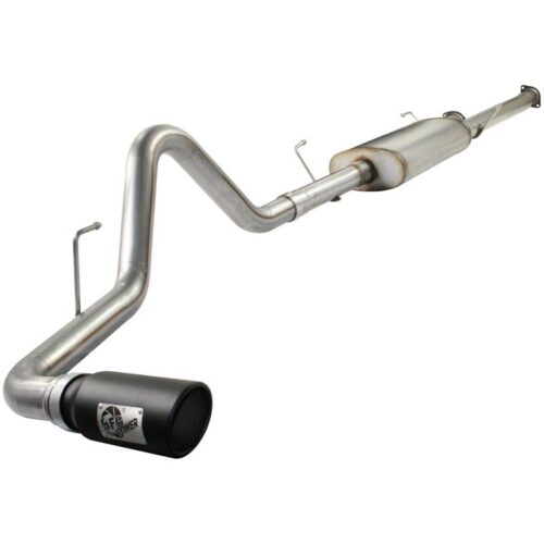 aFe MACH Force-Xp 3in Stainless Steel Cat-Back Exhaust System w/Black Tip – 49-46008-B