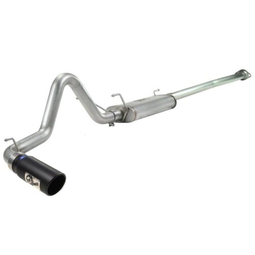 aFe MACH Force-Xp 2-1/2in Stainless Steel Cat-Back Exhaust System w/Black Tip To – 49-46021-B