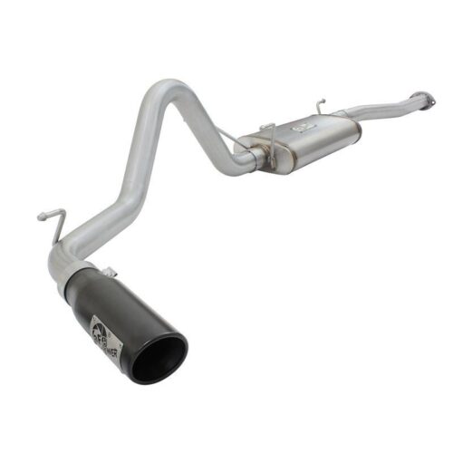 aFe MACH Force-Xp 2-1/2in Stainless Steel Cat-Back Exhaust System w/Black Tip To – 49-46024-B