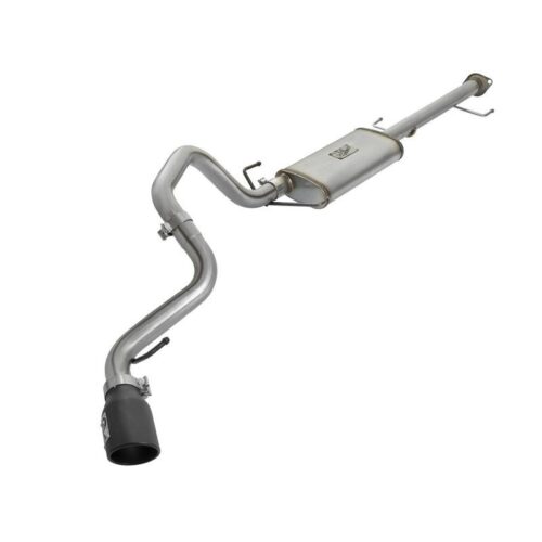 aFe MACH Force-Xp 2-1/2in Stainless Steel Cat-Back Exhaust System w/Black Tip To – 49-46027-B