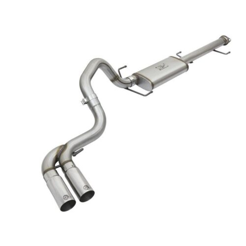 aFe Rebel Series Cat-Back Exhaust System w/ Mid-Side Exit Polished Tips Toyota F