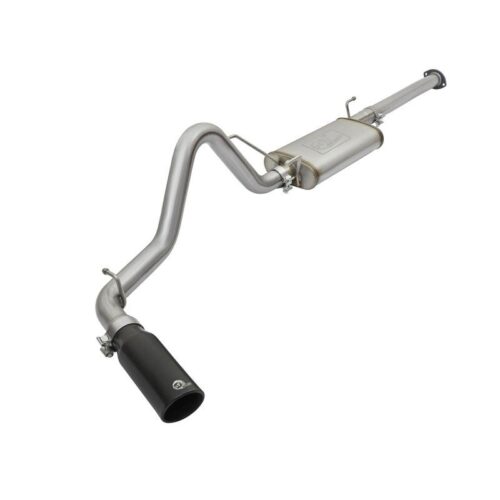 aFe MACH Force-Xp 2-1/2in Stainless Steel Cat-Back Exhaust System w/Black Tip To – 49-46031-B