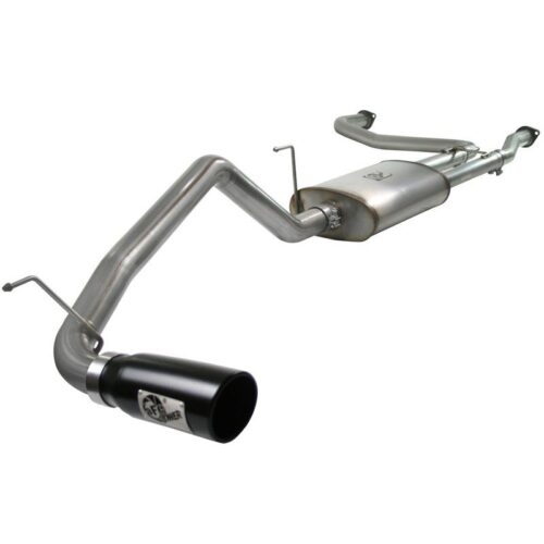 aFe MACH Force-Xp 2-1/2in to 3in Stainless Steel Cat-Back Exhaust System w/Black – 49-46102-B