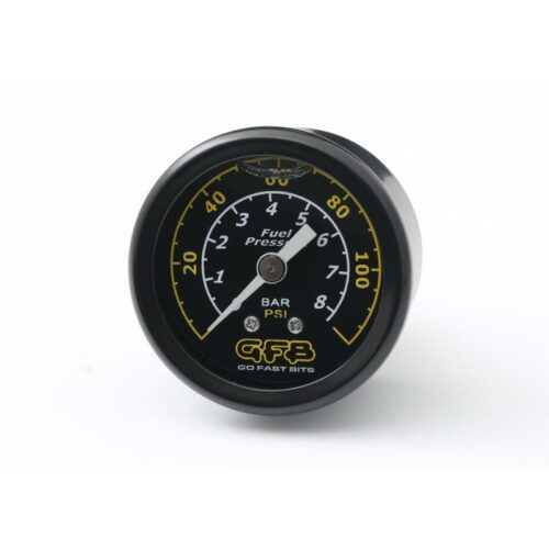 GFB FUEL PRESSURE GAUGE (SUITS 8050/8060) 40MM/ 1 1/2 1/8 MPT THREAD: RANGE FRO”