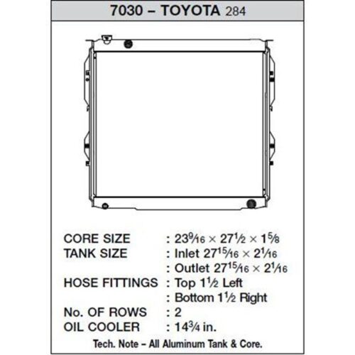 RADIATOR Toyota Tundra (99-06)