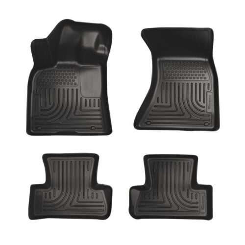 HUSKY Front & 2nd Seat Floor Liners 2012-2017 Audi A6, 2013-2017 Audi S6