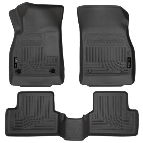 HUSKY Front & 2nd Seat Floor Liners 2011-2015 Chevrolet Cruze No Spare Tire In T