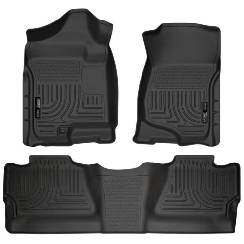 HUSKY Front & 2nd Seat Floor Liners (Footwell Coverage) 2008-2013 Chevrolet Silv – 98201