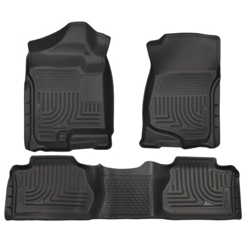 HUSKY Front & 2nd Seat Floor Liners (Footwell Coverage) 2007-2013 Chevrolet Silv – 98211