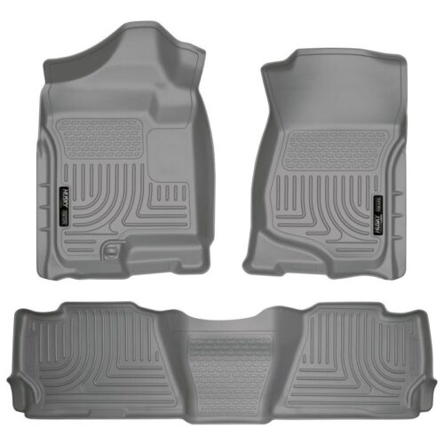 HUSKY Front & 2nd Seat Floor Liners 2007-2014 Cadillac Escalade 2nd Row Bench Se – 98252