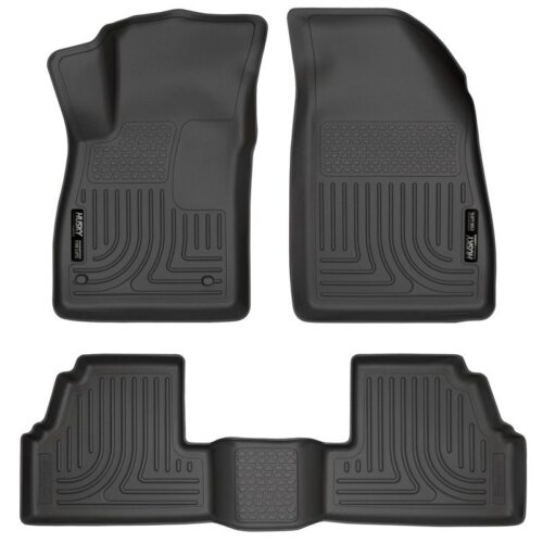 HUSKY Front & 2nd Seat Floor Liners 2013-2017 Buick Encore, 2015-2017 Chevrolet