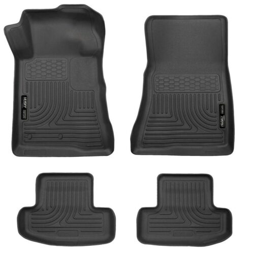 HUSKY Front & 2nd Seat Floor Liners 2010-2014 Ford Mustang Convertible, 2010-201