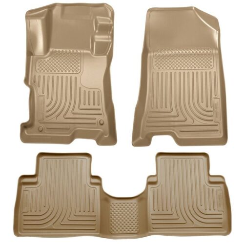 HUSKY Front & 2nd Seat Floor Liners 2008-2012 Honda Accord 4 Door – 98403