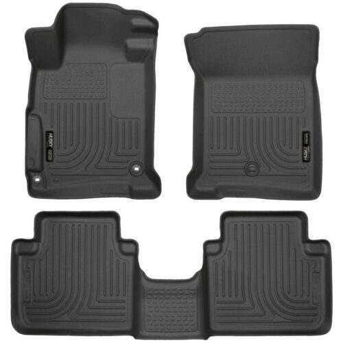 HUSKY Front & 2nd Seat Floor Liners 2013-2017 Honda Accord Sedan, 2014-2017 Hond – 98481