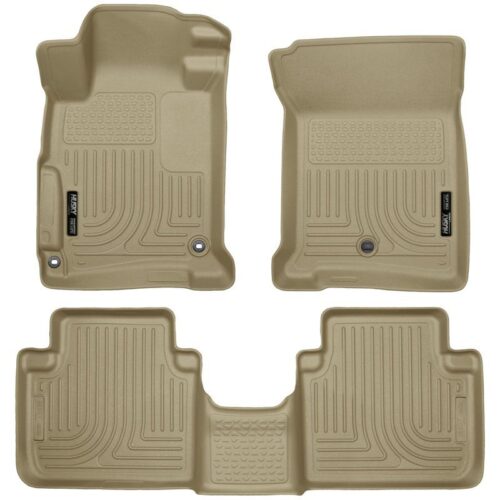 HUSKY Front & 2nd Seat Floor Liners 2013-2017 Honda Accord Sedan, 2014-2017 Hond – 98483