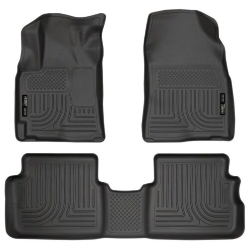 HUSKY Front & 2nd Seat Floor Liners 2009-2010 Pontiac Vibe FWD, 2009-2013 Toyota – 98531