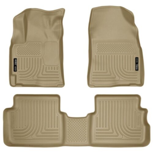 HUSKY Front & 2nd Seat Floor Liners 2009-2010 Pontiac Vibe FWD, 2009-2013 Toyota – 98533