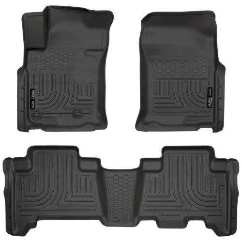 HUSKY Front & 2nd Seat Floor Liners 2010-2013 Lexus GX460, 2010-2012 Toyota 4Run – 98571